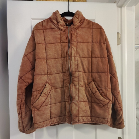 Free People Dolman Quilted Knit Jacket - Women's size medium - Picture 4 of 4